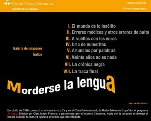 exposición morderse la lengua
